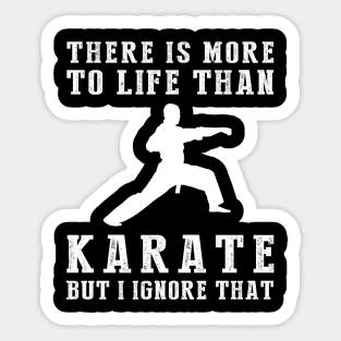 Karate Ignorance T-Shirt Sticker